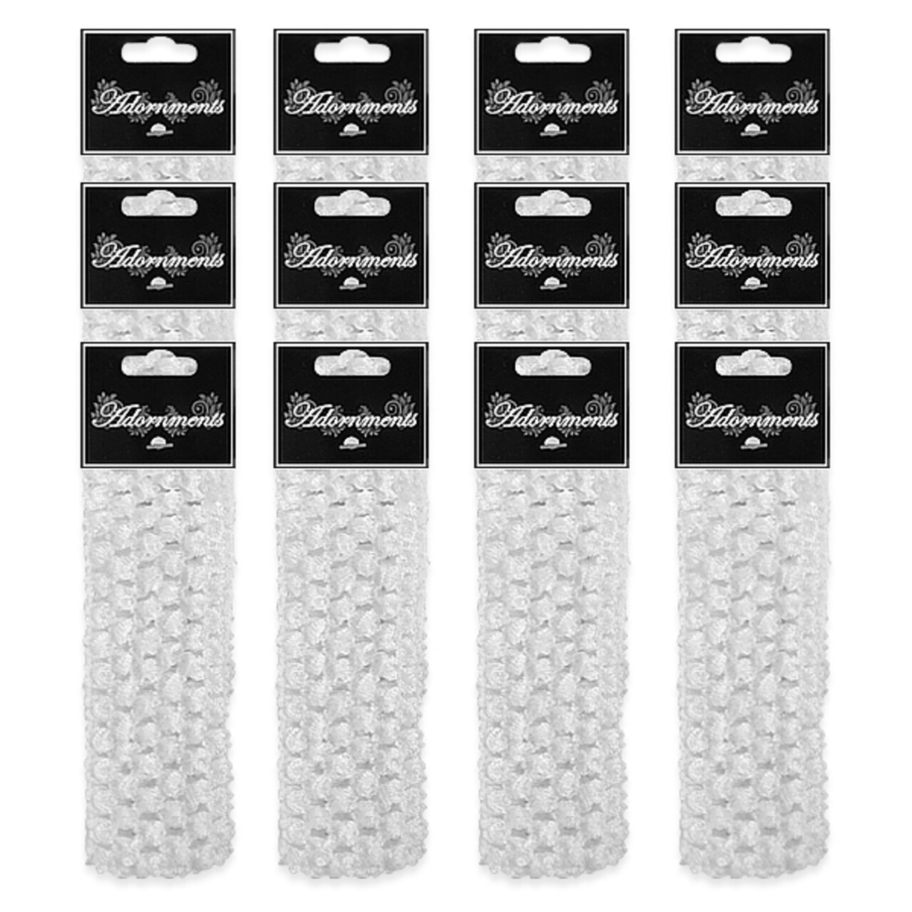 Pack of 12 Crochet Stretch Headbands – Versatile & Comfortable